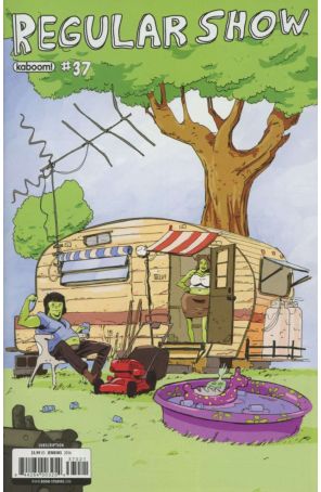 Regular Show 37A published by Boom! with cover art by Tyler Jenkins