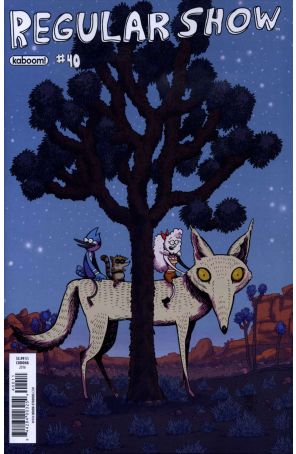Regular Show 40 published by Boom! with cover art by Jorge Corona