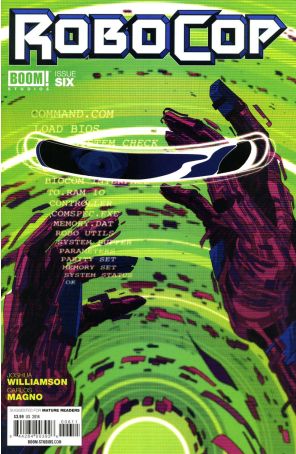 Robocop (Boom!) 6 published by Boom! with cover art by Goni Montes