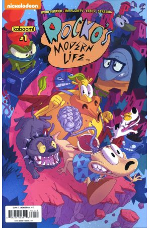 Rocko's Modern Life (Kaboom) 1 published by Boom! with cover art by Jorge Monlongo