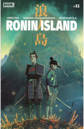Ronin Island 11 published by Boom! with cover art by Giannis Milonogiannis