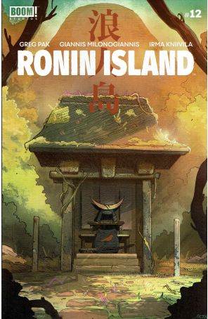 Ronin Island 12 published by Boom! with cover art by Giannis Milonogiannis