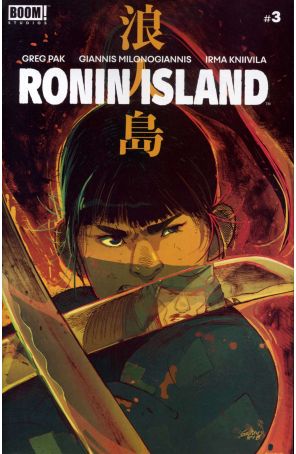 Ronin Island 3 published by Boom! with cover art by Giannis Milonogiannis
