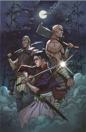 Ronin Island 6B published by Boom! with cover art by Ethan Young