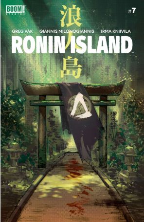 Ronin Island 7 published by Boom! with cover art by Giannis Milonogiannis