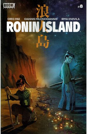 Ronin Island 8 published by Boom! with cover art by Giannis Milonogiannis