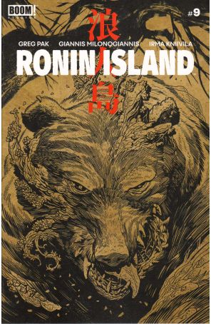 Ronin Island 9A published by Boom! with cover art by Giannis Milonogiannis