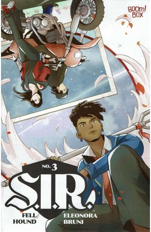 S.I.R. 3A published by Boom! with cover art by Fell Hound
