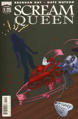 Scream Queen (Boom!) 1B published by Boom! with cover art by Nate Watson