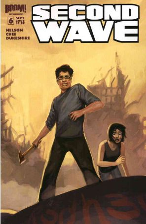 Second Wave 6 published by Boom! with cover art by Sunder Raj