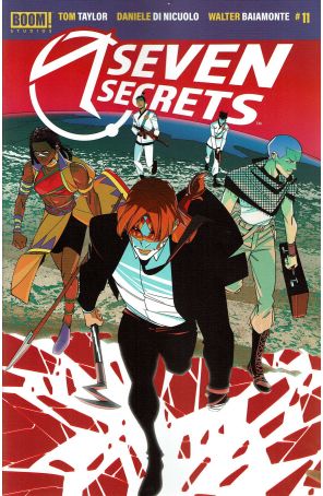Seven Secrets 11A published by Boom! with cover art by Daniele Di Nicuolo