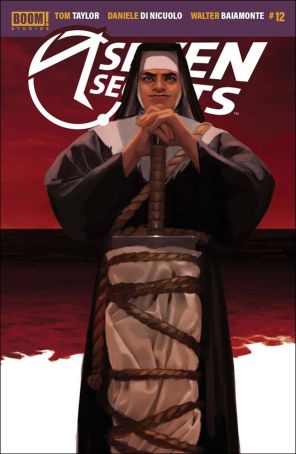 Seven Secrets 12C published by Boom! with cover art by Miguel Mercado
