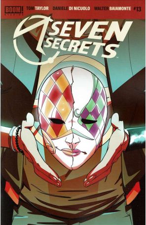 Seven Secrets 13A published by Boom! with cover art by Daniele Di Nicuolo