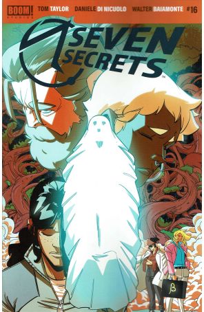 Seven Secrets 16A published by Boom! with cover art by Daniele Di Nicuolo