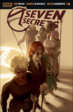 Seven Secrets 18C published by Boom! with cover art by Miguel Mercado