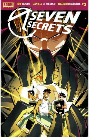 Seven Secrets 3 published by Boom! with cover art by Daniele Di Nicuolo
