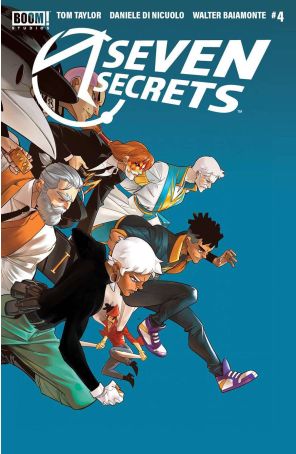Seven Secrets 4 (2nd) published by Boom! with cover art by Daniele Di Nicuolo