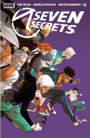 Seven Secrets 5 (2nd) published by Boom! with cover art by Daniele Di Nicuolo