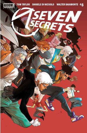 Seven Secrets 6 (2nd) published by Boom! with cover art by Daniele Di Nicuolo