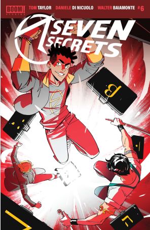 Seven Secrets 6A published by Boom! with cover art by Daniele Di Nicuolo