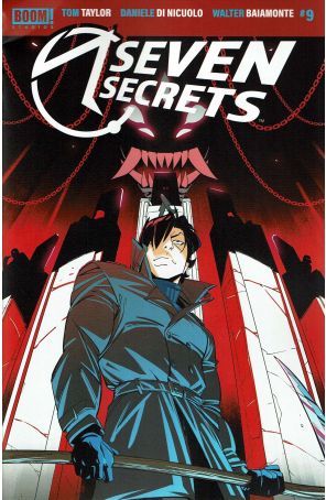 Seven Secrets 9A published by Boom! with cover art by Daniele Di Nicuolo