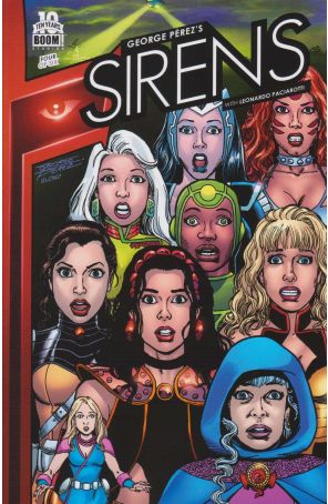 Sirens (George Perez's) 4 published by Boom! with cover art by George Pérez