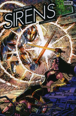 Sirens (George Perez's) 5 published by Boom! with cover art by George Pérez