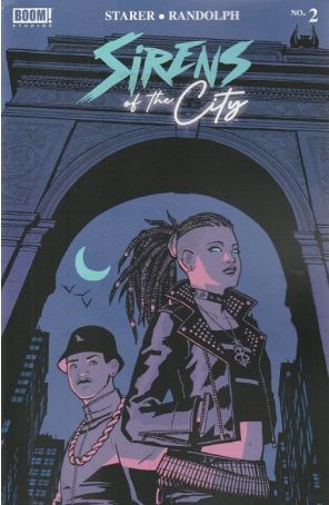 Sirens of the City 2B published by Boom! with cover art by Cliff Chiang