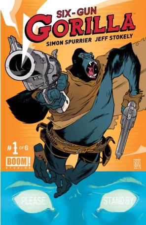 Six Gun Gorilla 1 published by Boom! with cover art by Ramon K. Perez