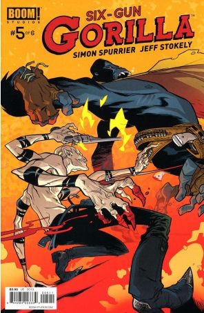 Six Gun Gorilla 5 published by Boom! with cover art by Ramon K. Perez