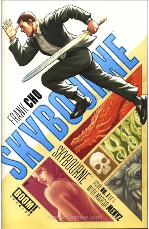 Skybourne 1 published by Boom! with cover art by Frank Cho