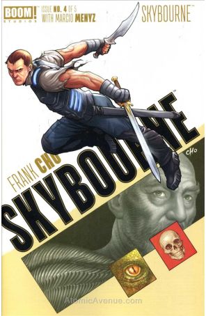 Skybourne 4 published by Boom! with cover art by Frank Cho
