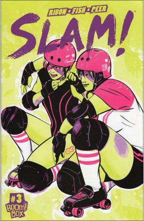 Slam! 3 published by Boom! with cover art by Veronica Fish