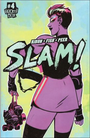 Slam! 4 published by Boom! with cover art by Veronica Fish