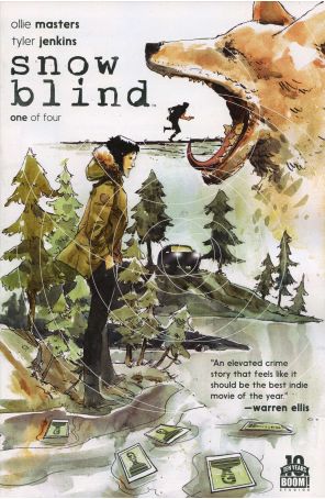 Snow Blind 1 published by Boom! with cover art by Tyler Jenkins