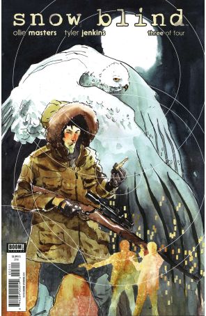 Snow Blind 3 published by Boom! with cover art by Tyler Jenkins