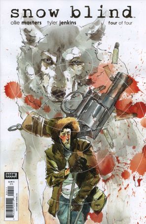 Snow Blind 4 published by Boom! with cover art by Tyler Jenkins