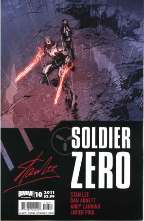 Soldier Zero 10 published by Boom! with cover art by Trevor Hairsine