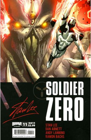 Soldier Zero 11 published by Boom! with cover art by Trevor Hairsine