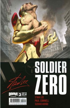 Soldier Zero 3A published by Boom! with cover art by Trevor Hairsine