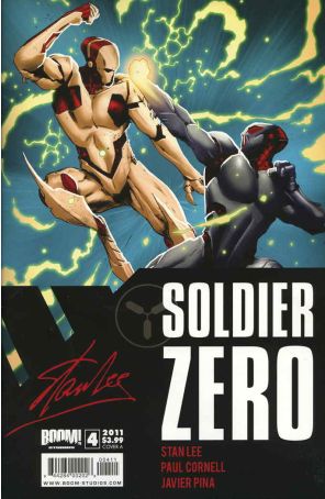 Soldier Zero 4A published by Boom! with cover art by Trevor Hairsine