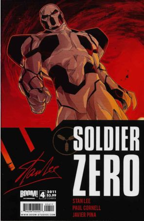 Soldier Zero 4B published by Boom! with cover art by Kalman Andrasofszky