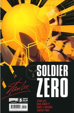 Soldier Zero 5B published by Boom! with cover art by Kalman Andrasofszky