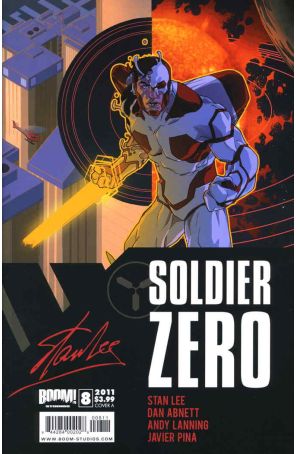 Soldier Zero 8A published by Boom! with cover art by Kalman Andrasofszky