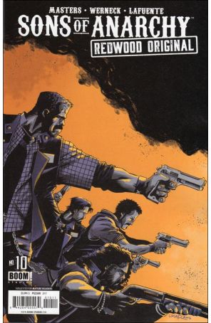 Sons of Anarchy Redwood Original 10 published by Boom! with cover art by Luca Pizzari