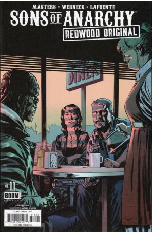 Sons of Anarchy Redwood Original 11A published by Boom! with cover art by Jonas Scharf