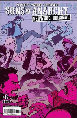 Sons of Anarchy Redwood Original 6 published by Boom! with cover art by Brahm Revel