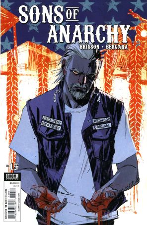 Sons of Anarchy 15 published by Boom! with cover art by Toni Infante