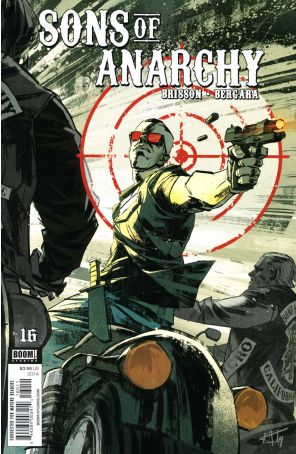 Sons of Anarchy 16 published by Boom! with cover art by Toni Infante
