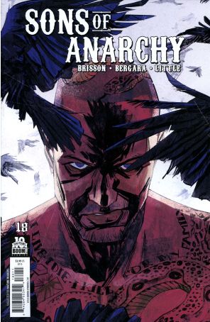 Sons of Anarchy 18 published by Boom! with cover art by Toni Infante